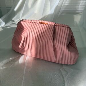 Pink pouch bag